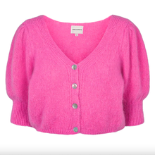 Load image into Gallery viewer, AMERICANDREAMS | Manda Alpaca Cardigan | Neon Pink