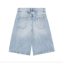 Load image into Gallery viewer, CARHARTT WIP | W' Belmont Short  | Blue Heavy Worn Bleached