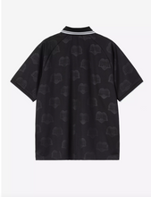 Load image into Gallery viewer, CARHARTT WIP | S/S Terrace Football Shirt | Heart Train Jacquard - Black