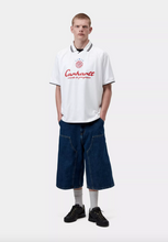 Load image into Gallery viewer, CARHARTT WIP | S/S Terrace Football Shirt | Heart Train Jacquard - White