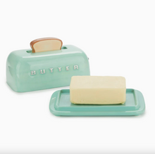 Load image into Gallery viewer, OLI OLSEN | Balvi Toasty Ceramic Butter Dish | Turquoise