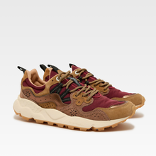 Load image into Gallery viewer, FLOWER MOUNTAIN | Yamano 3 Sneakers Suede/Nylon | Oak/Bordeux/Bronze