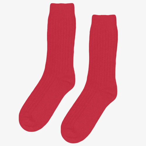 COLORFUL STANDARD | Merino Wool Blend Sock | Scarlett Red