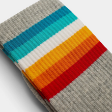 Load image into Gallery viewer, REVOLUTION | 8913 Jaquard Crew Socks | Grey-Melange