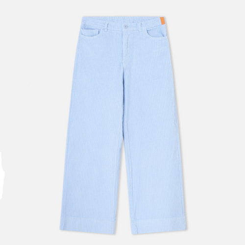 DR BLOOM | Corduroy Rose Pants | Sky Blue