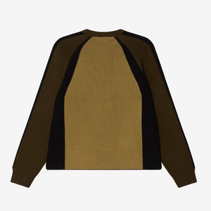 OBEY | Raglan Crewneck Sweater | Mermaid Green - LONDØNWORKS