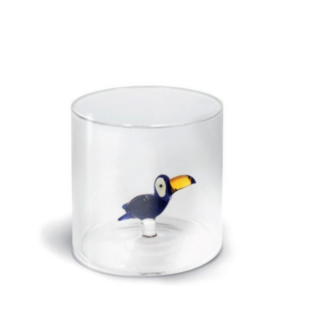 WD LIFESTYLE | Drinking Glass Cup | Toucan