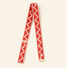 Load image into Gallery viewer, TOKEII | Pink Rythm Knitted Bag Small + Strap | Red Pink