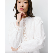 Load image into Gallery viewer, GRACE &amp; MILA | Abigail Broderie Anglaise Blouse | Ivory