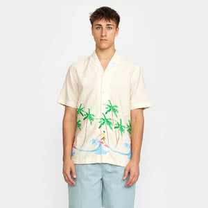 REVOLUTION | 3104 Cuban Shirt | Off-White