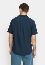 Load image into Gallery viewer, REVOLUTION | 3927 Short-Sleeved Cuban Shirt | Navy