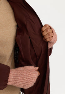 SELFHOOD | 77293 Short Puffer | Burgundy
