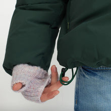 Load image into Gallery viewer, SELFHOOD | 77293 Short Puffer | Dark Green