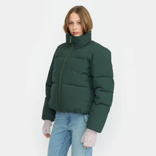 Load image into Gallery viewer, SELFHOOD | 77293 Short Puffer | Dark Green