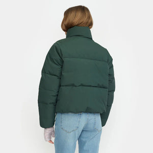 SELFHOOD | 77293 Short Puffer | Dark Green