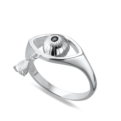 SCREAM PRETTY | Crying Eye Ring | Silver