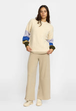 Load image into Gallery viewer, SELFHOOD | 66105 Striped Soft Sweater | Off White Blue
