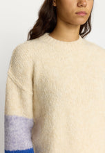 Load image into Gallery viewer, SELFHOOD | 66105 Striped Soft Sweater | Off White Blue