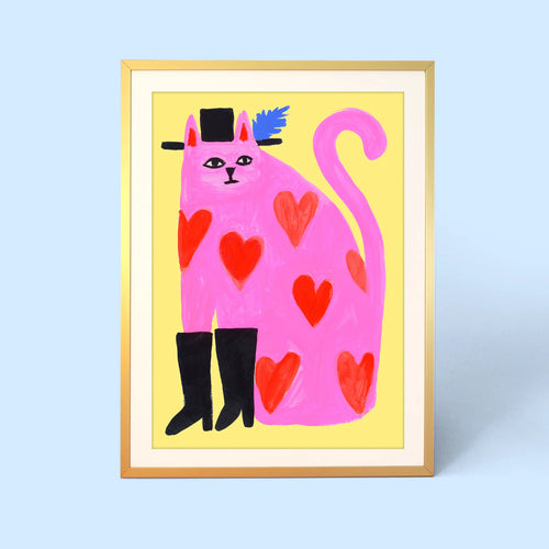 ELEANOR BOWMER | A4 Print | Trendy Cat