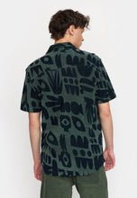 Load image into Gallery viewer, REVOLUTION | 3185 Terry Cuban Shirt | Dust Green - LONDØNWORKS