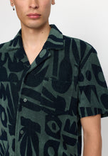 Load image into Gallery viewer, REVOLUTION | 3185 Terry Cuban Shirt | Dust Green - LONDØNWORKS