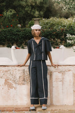 Load image into Gallery viewer, THE TINY BIG SISTER | Wide Pants | Navy