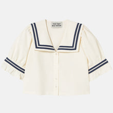 Load image into Gallery viewer, THE TINY BIG SISTER | Stripes Blouse | Off-White