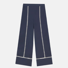 Load image into Gallery viewer, THE TINY BIG SISTER | Wide Pants | Navy