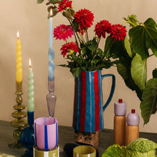 Load image into Gallery viewer, MÆGEN | Striped Ceramic Jug | Blue Red