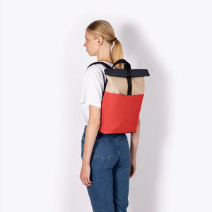 UCON ACROBATICS | Hajo Mini Backpack | Lotus Series | Light Almond-Red