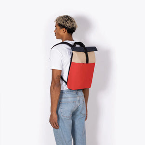 UCON ACROBATICS | Hajo Mini Backpack | Lotus Series | Light Almond-Red