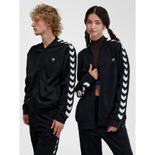 Load image into Gallery viewer, HUMMEL | hmlARCHIVE Regular Poly Zip Jacket | Black - LONDØNWORKS