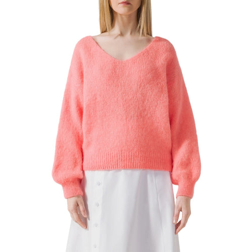 AMERICANDREAMS | Milana LS Alpaca Pullover | Salmon - LONDØNWORKS