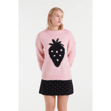 Load image into Gallery viewer, COMPANIA FANTASTICA | Jacquard Knit Jumper | Strawberry - LONDØNWORKS