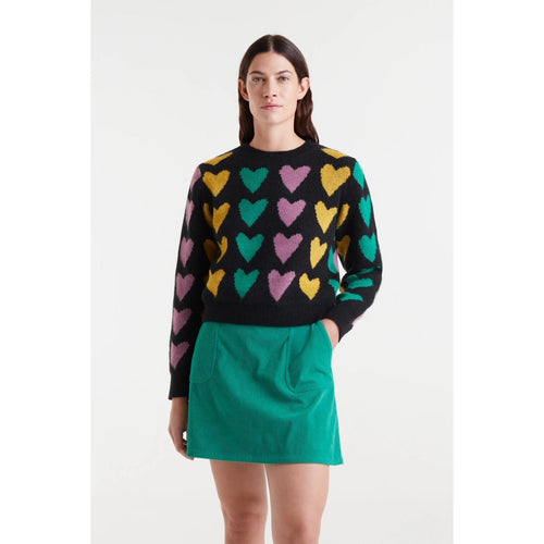 COMPANIA FANTASTICA | Jacquard Knit Jumper | Cupid Lines - LONDØNWORKS