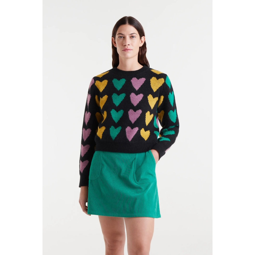 COMPANIA FANTASTICA | Jacquard Knit Jumper | Cupid Lines - LONDØNWORKS