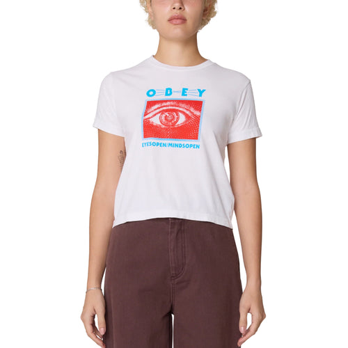 OBEY | W Eyes Open Mind Open Tee | White - LONDØNWORKS