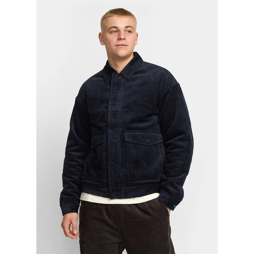 REVOLUTION | 7868 Padded Corduroy Jacket | Dark Navy