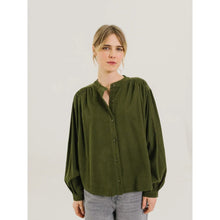 Load image into Gallery viewer, SACRECOEUR | Giannita Blouse | Green - LONDØNWORKS