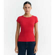 Load image into Gallery viewer, THINKING MU | Clavel Mirna-R Tee | Red