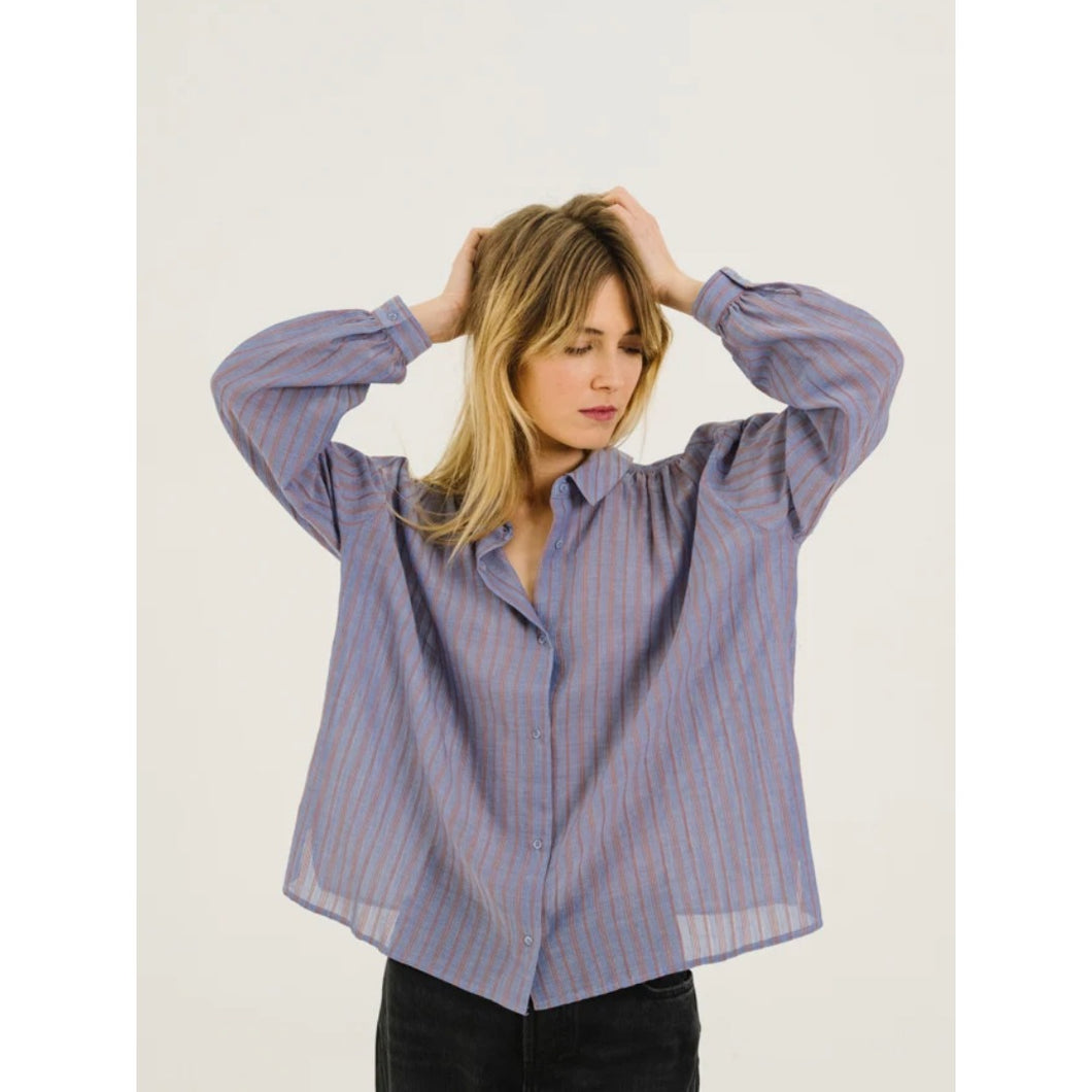 SACRECOEUR | Ali Shirt | Blue - LONDØNWORKS