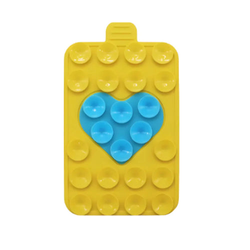 STICKYBESTIE | Double Heart Bestie | Yellow & Blue
