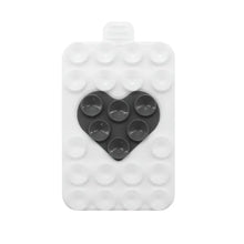 Load image into Gallery viewer, STICKYBESTIE | Double Heart Bestie | White &amp; Black