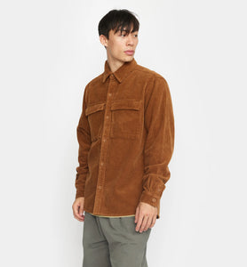 REVOLUTION | 3776 Utility Overshirt Corduroy | Brown