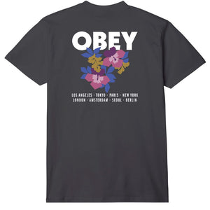 OBEY | Floral Garden | T-Shirt | Black - LONDØNWORKS