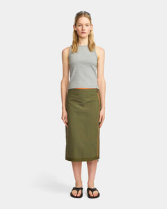 LARRIET | Lantra Skirt | Olive - LONDØNWORKS