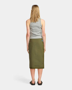 LARRIET | Lantra Skirt | Olive - LONDØNWORKS