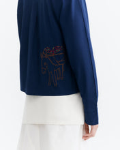 Load image into Gallery viewer, THINKING MU | Duna Blouse | Night Blue