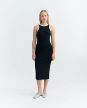 Load image into Gallery viewer, THINKING MU | Doechi Contrast Dress | Navy