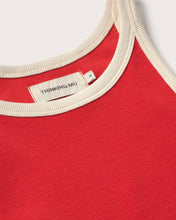 Load image into Gallery viewer, THINKING MU | Harriet Contrast Halter Top | Red